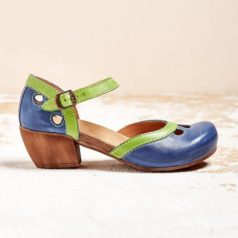 Colette | Orthopedic sandals with low heels