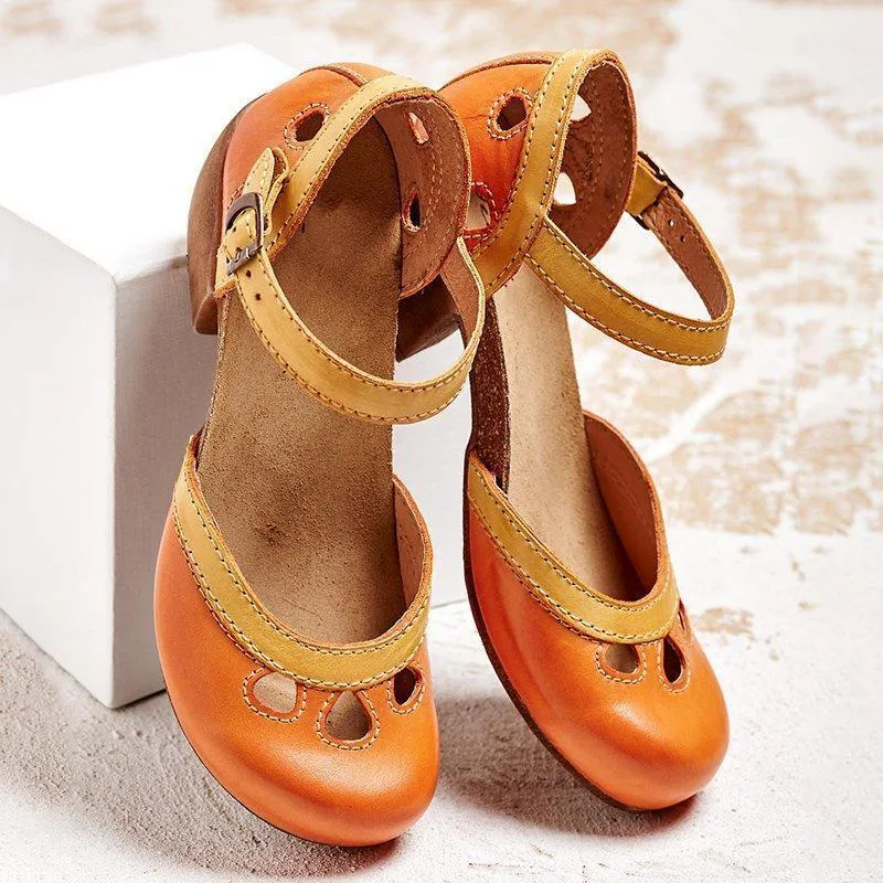 Colette | Orthopedic sandals with low heels