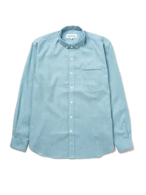 Contentment. Jetted Oxford Light Blue Shirt