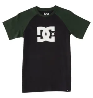 DC Star Raglan Tshirt - Black/Sycamore