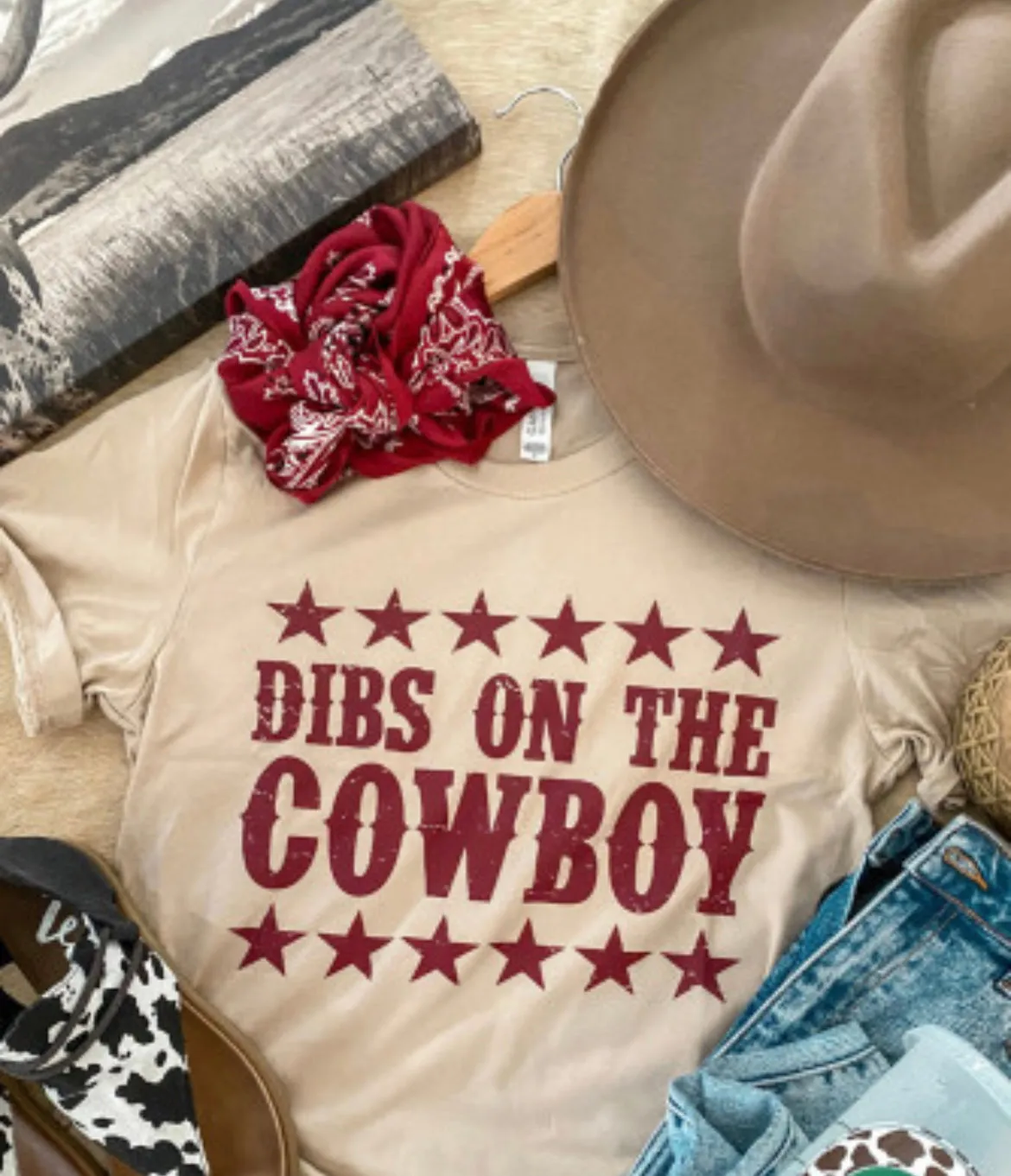 Dibs On The Cowboy Graphic Tee