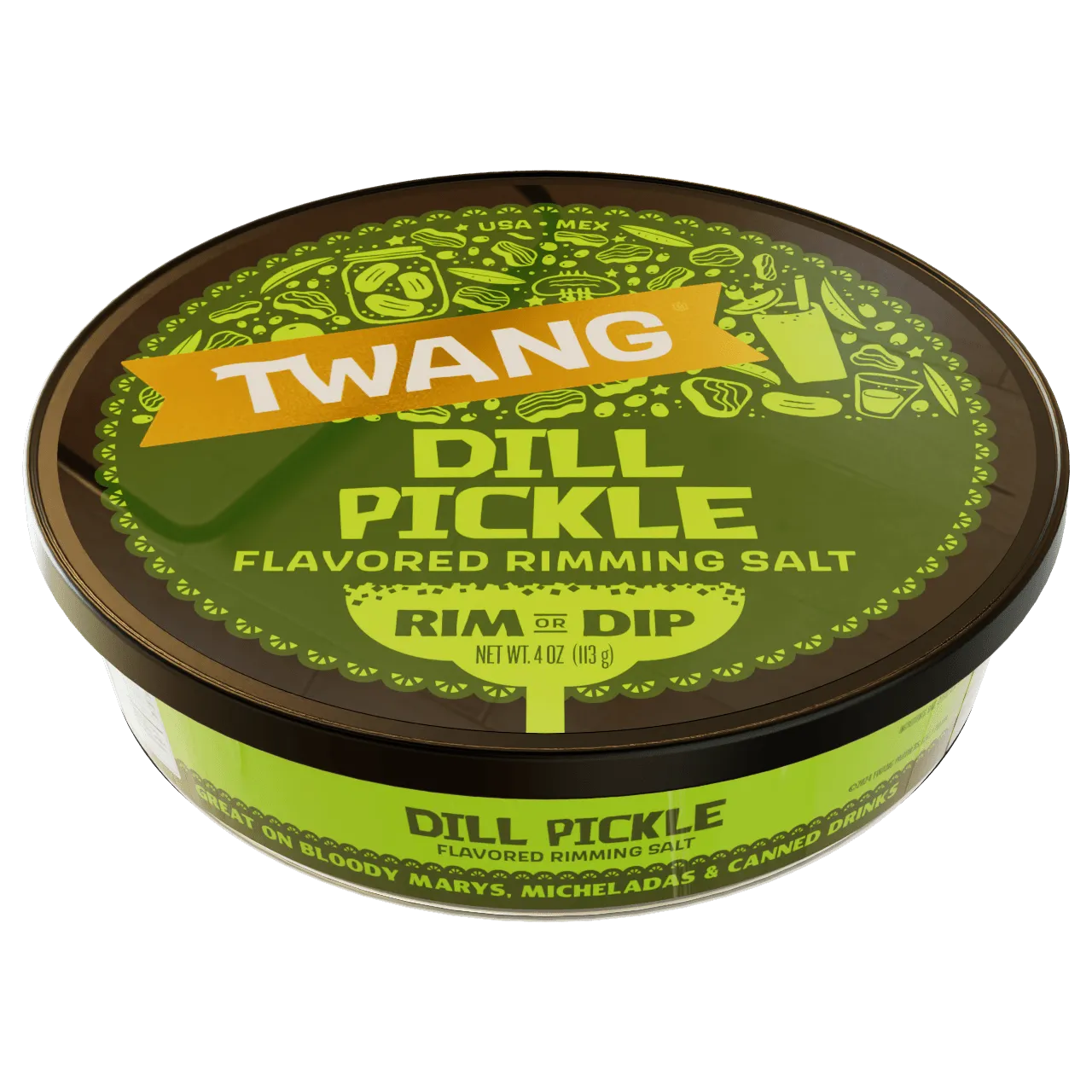 Dill Pickle Cocktail Rimming Salt