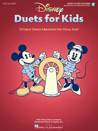 Disney Duets for Kids (Book/Online Audio)