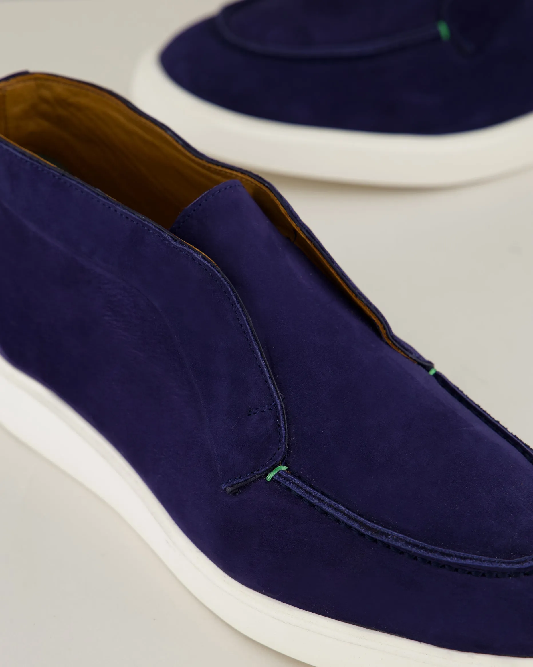 Enzo AVM-M02 Navy Nubuck Leather