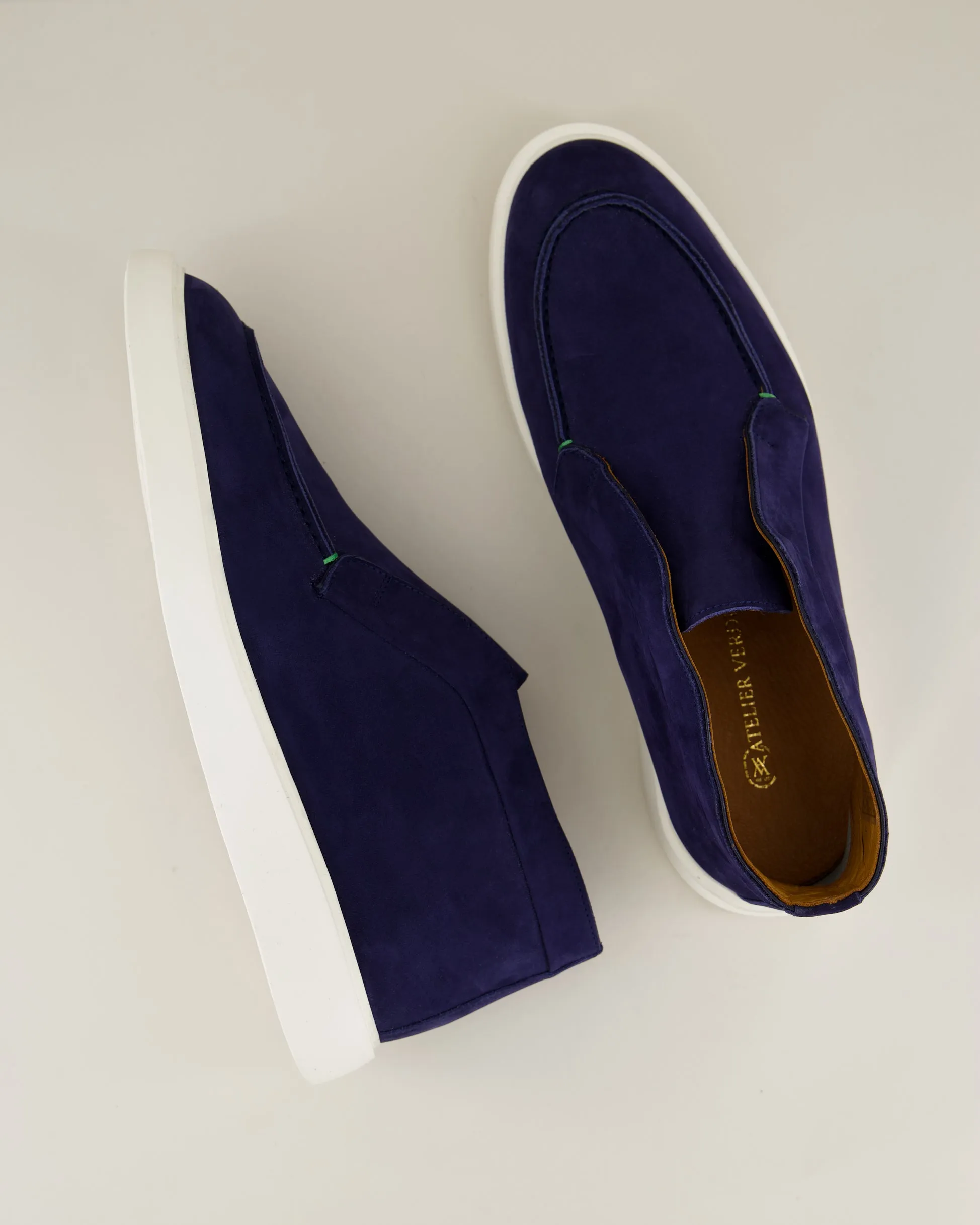 Enzo AVM-M02 Navy Nubuck Leather