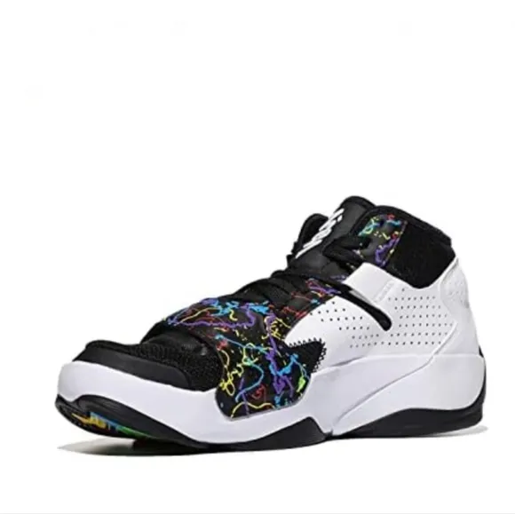 EUC Nike Kids Air Jordan Zion 2 GS Graffiti Basketball Shoes Sneakers, Sz 7Y