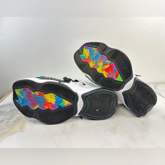 EUC Nike Kids Air Jordan Zion 2 GS Graffiti Basketball Shoes Sneakers, Sz 7Y