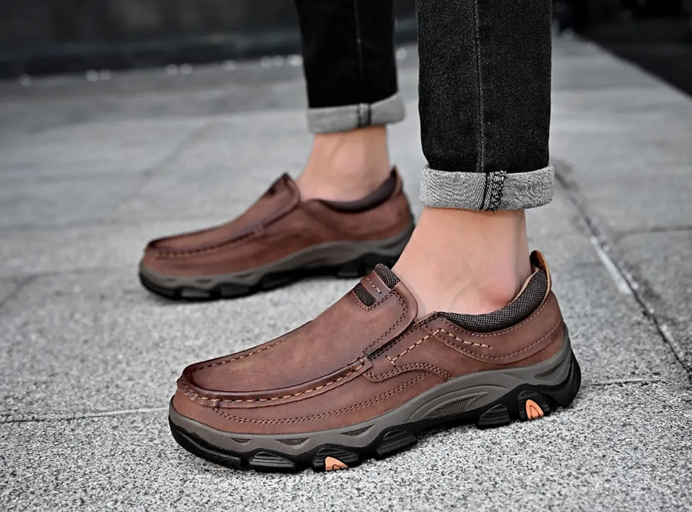 FitVille Men's Slip-On Loafers