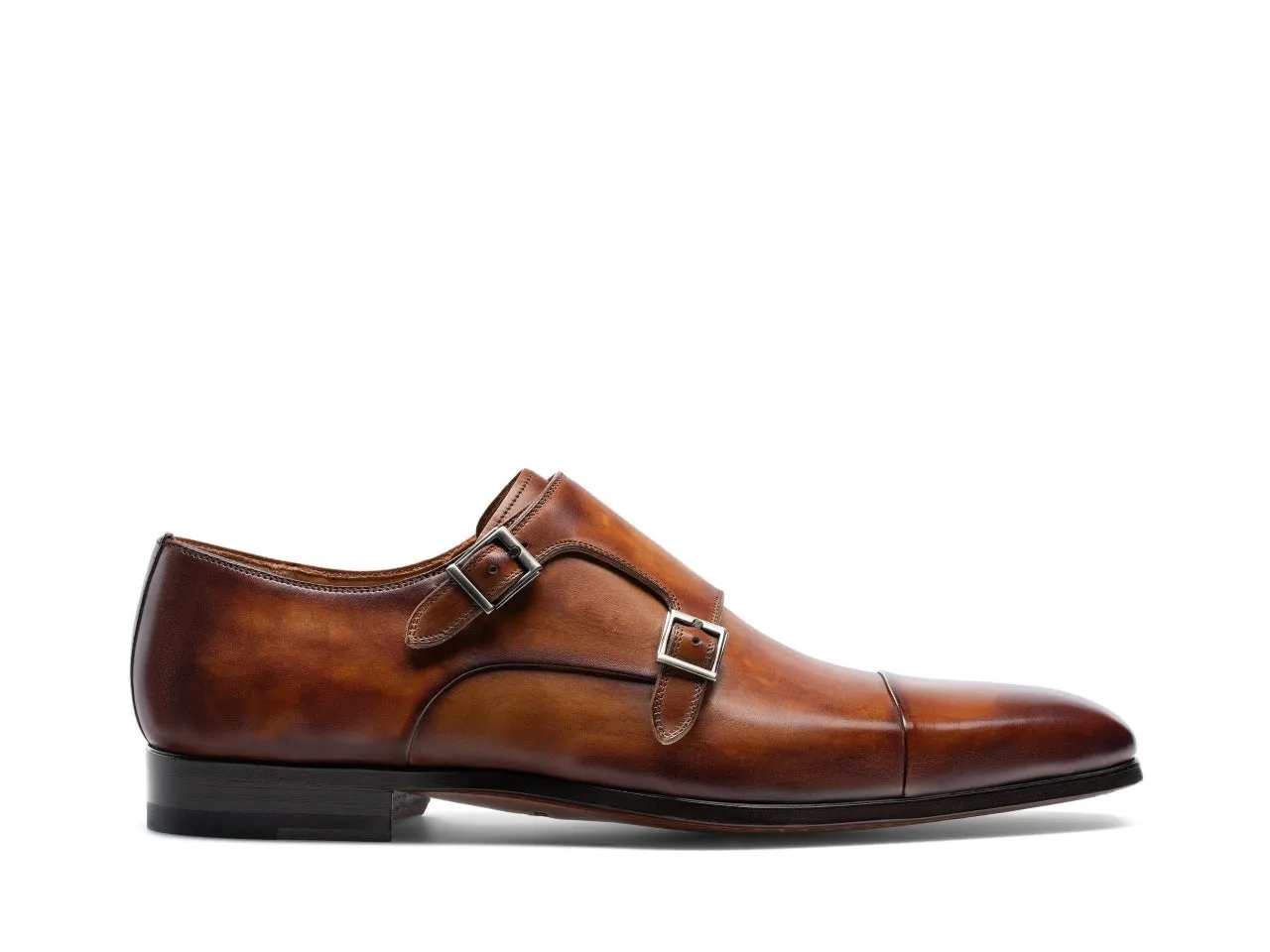 Gigo Brown Monk Shoes