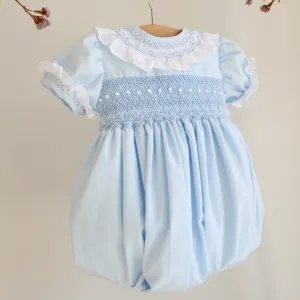 Grace blue romper  -PREORDER