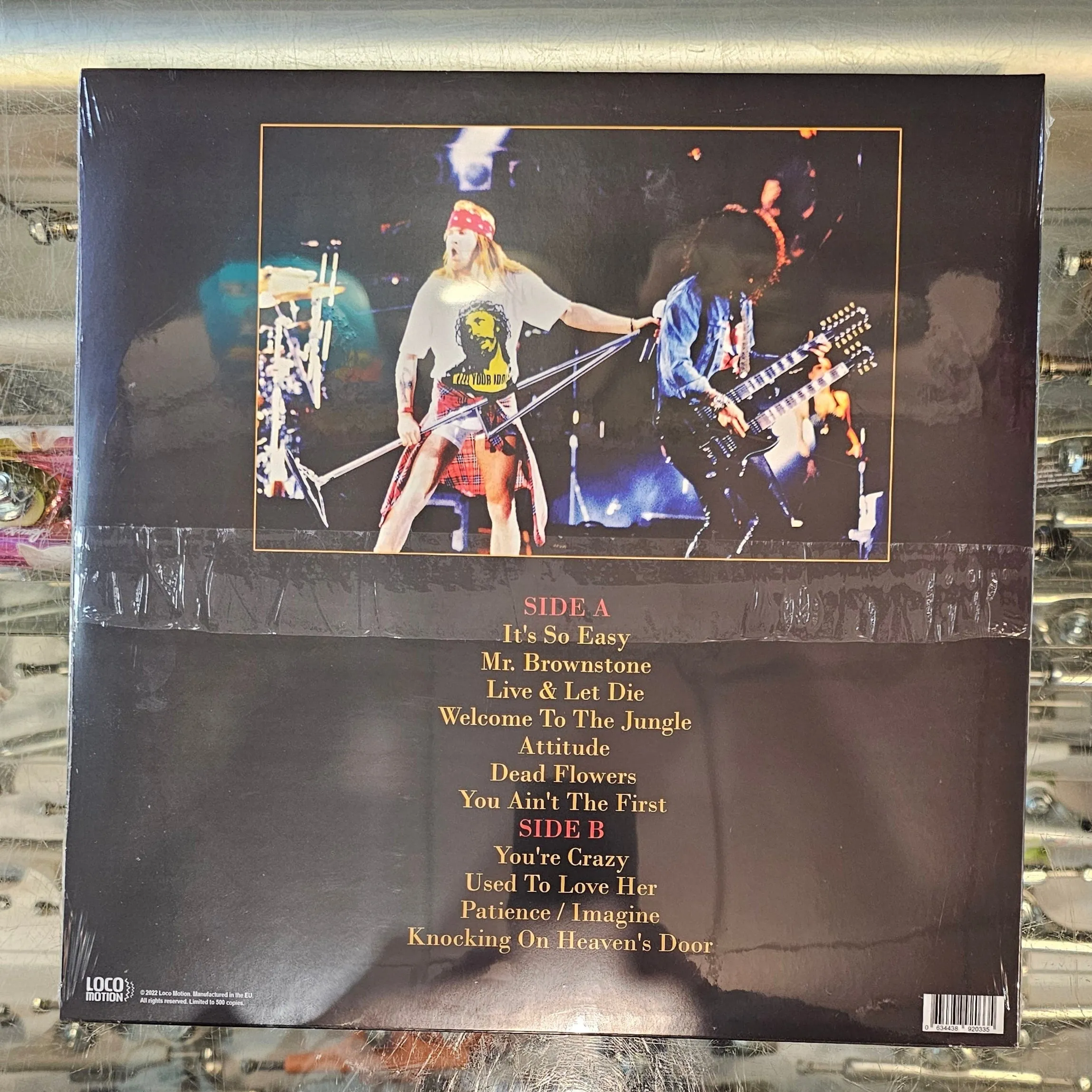 GUNS N' ROSES - RIVER PLATE STADIUM, JULY 16, 1993 (COLOR VINYL) LP Record *Unofficial Release*
