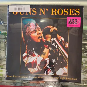 GUNS N' ROSES - RIVER PLATE STADIUM, JULY 16, 1993 (COLOR VINYL) LP Record *Unofficial Release*