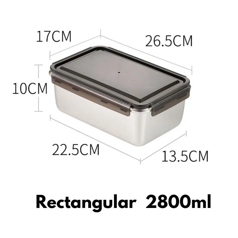 Homlly Stainless Steel Leak Proof Food Storage Lunch Box Container (Various Sizes)