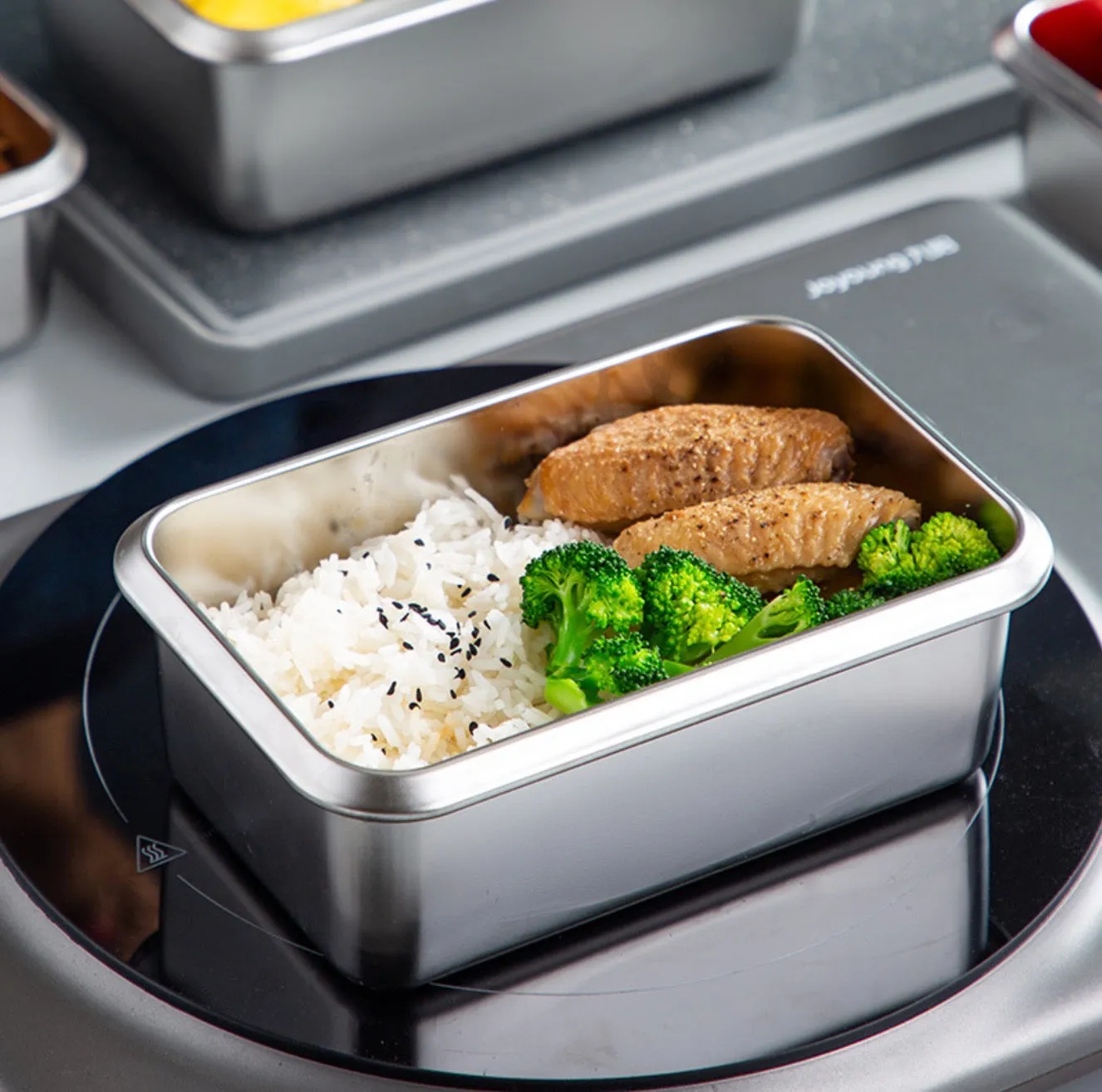 Homlly Stainless Steel Leak Proof Food Storage Lunch Box Container (Various Sizes)