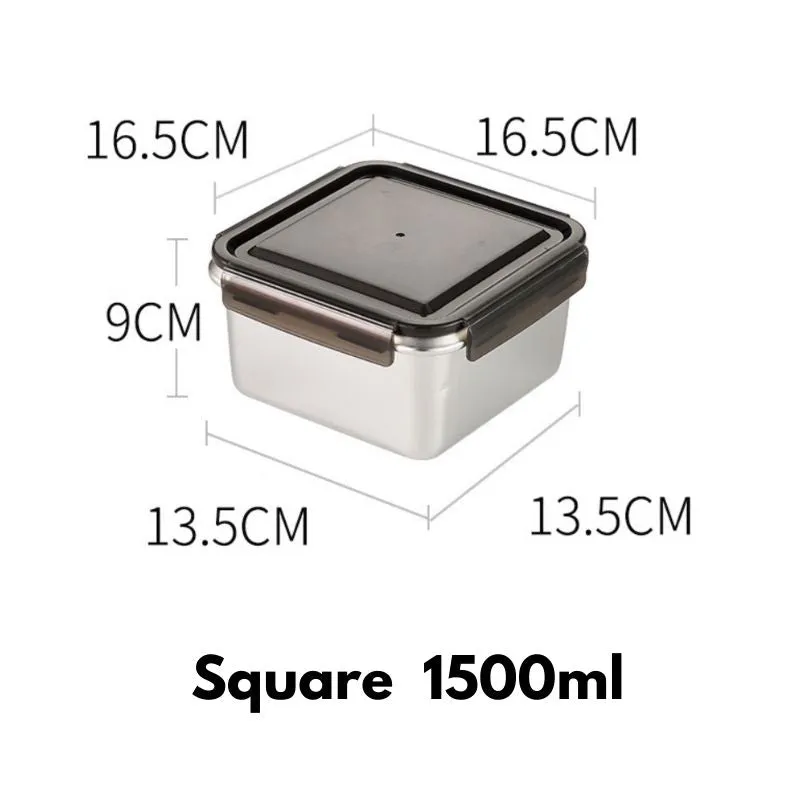 Homlly Stainless Steel Leak Proof Food Storage Lunch Box Container (Various Sizes)