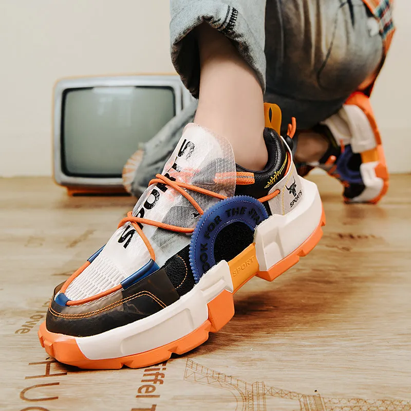 Hot in Stylish Lover Rubber Platform Shoes Sneakers