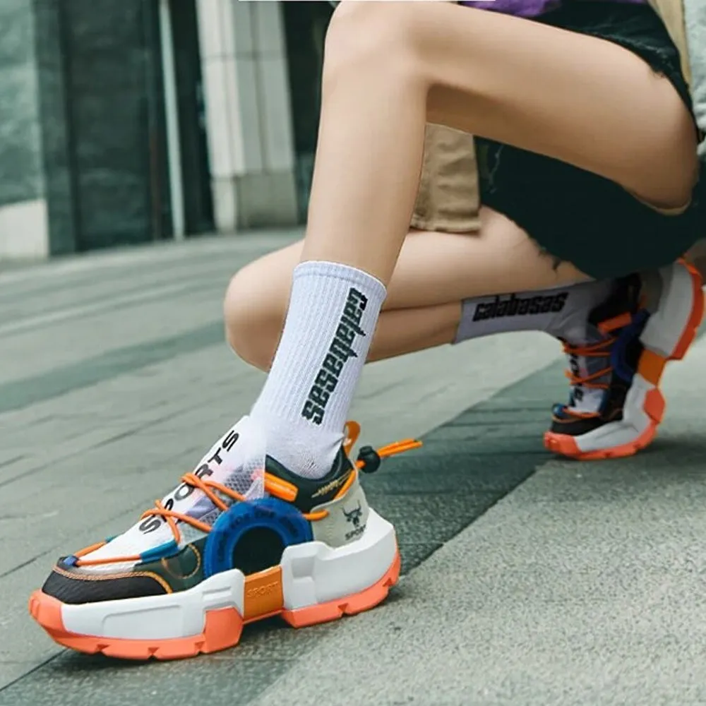 Hot in Stylish Lover Rubber Platform Shoes Sneakers