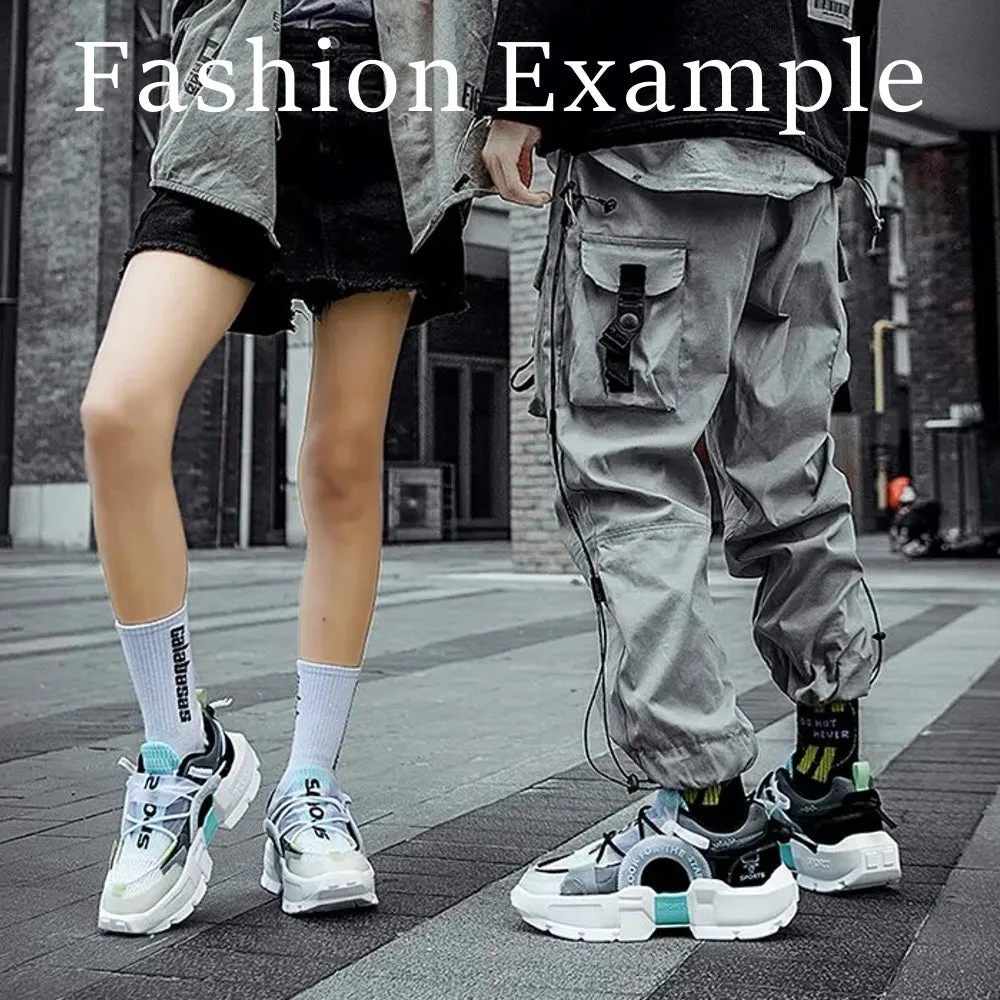 Hot in Stylish Lover Rubber Platform Shoes Sneakers