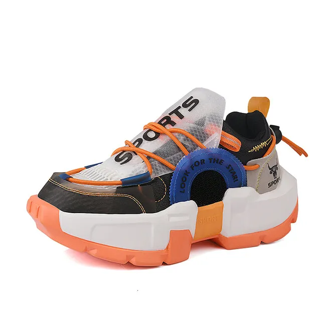 Hot in Stylish Lover Rubber Platform Shoes Sneakers
