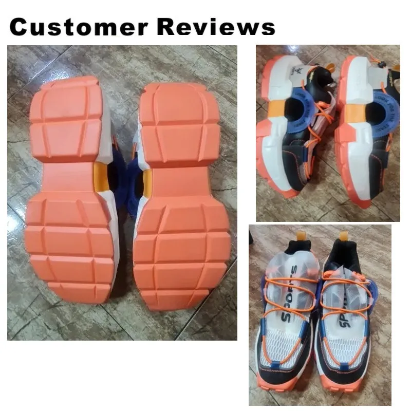 Hot in Stylish Lover Rubber Platform Shoes Sneakers