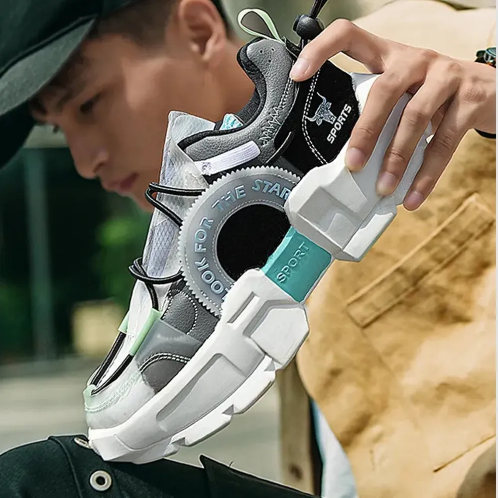 Hot in Stylish Lover Rubber Platform Shoes Sneakers