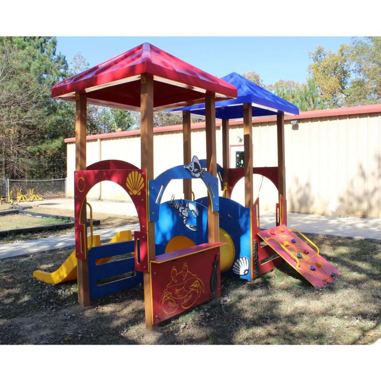 Infinity Playgrounds- Sea N Me Ground Base Tot Structure (2 - 5 yrs)