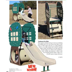 Infinity Playgrounds- Treehouse Fun Slide