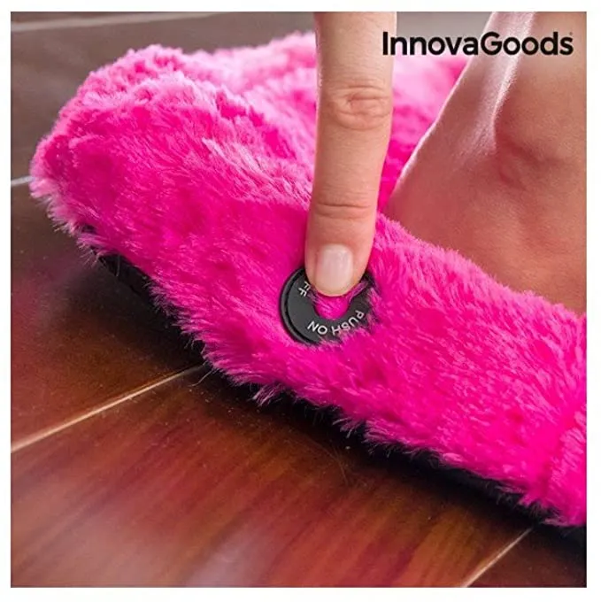 InnovaGoods Foot Massager, Pink! Relieve tired muscles of your feet! Independent chambers fill with air to apply pressure to those tired feet! box has slight damage, contents are perfect