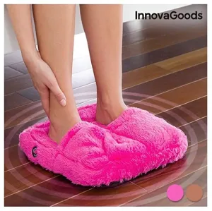 InnovaGoods Foot Massager, Pink! Relieve tired muscles of your feet! Independent chambers fill with air to apply pressure to those tired feet! box has slight damage, contents are perfect