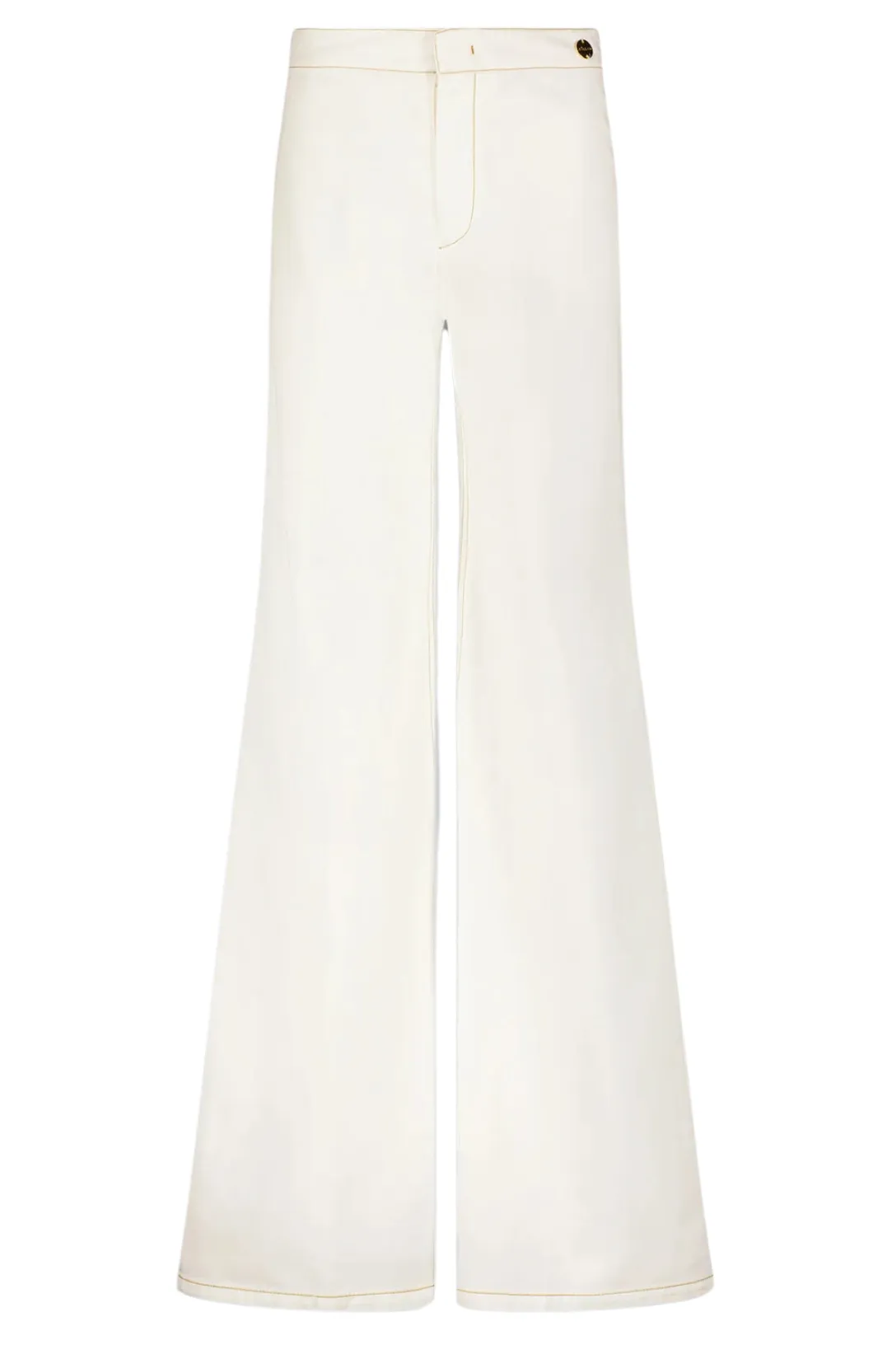 Jane Organic Stretch Twill Pant | White