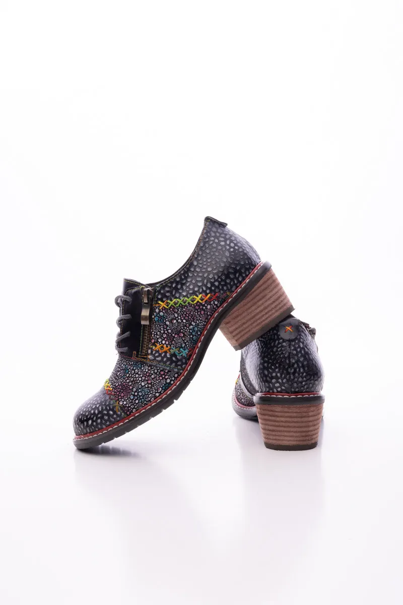 Jocelynn Galaxy Leather Oxford