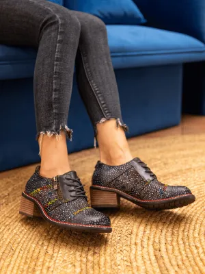 Jocelynn Galaxy Leather Oxford