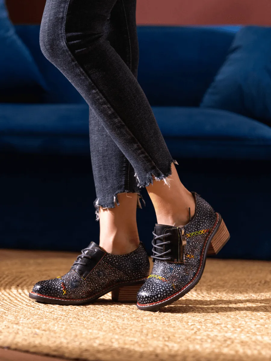Jocelynn Galaxy Leather Oxford