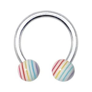JUICY FRUIT Horse Shoe Circular Barbell
