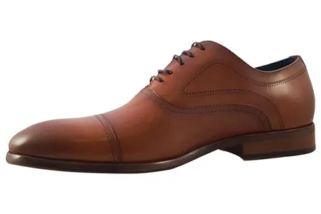 Keel Toecap Shoe in Tan