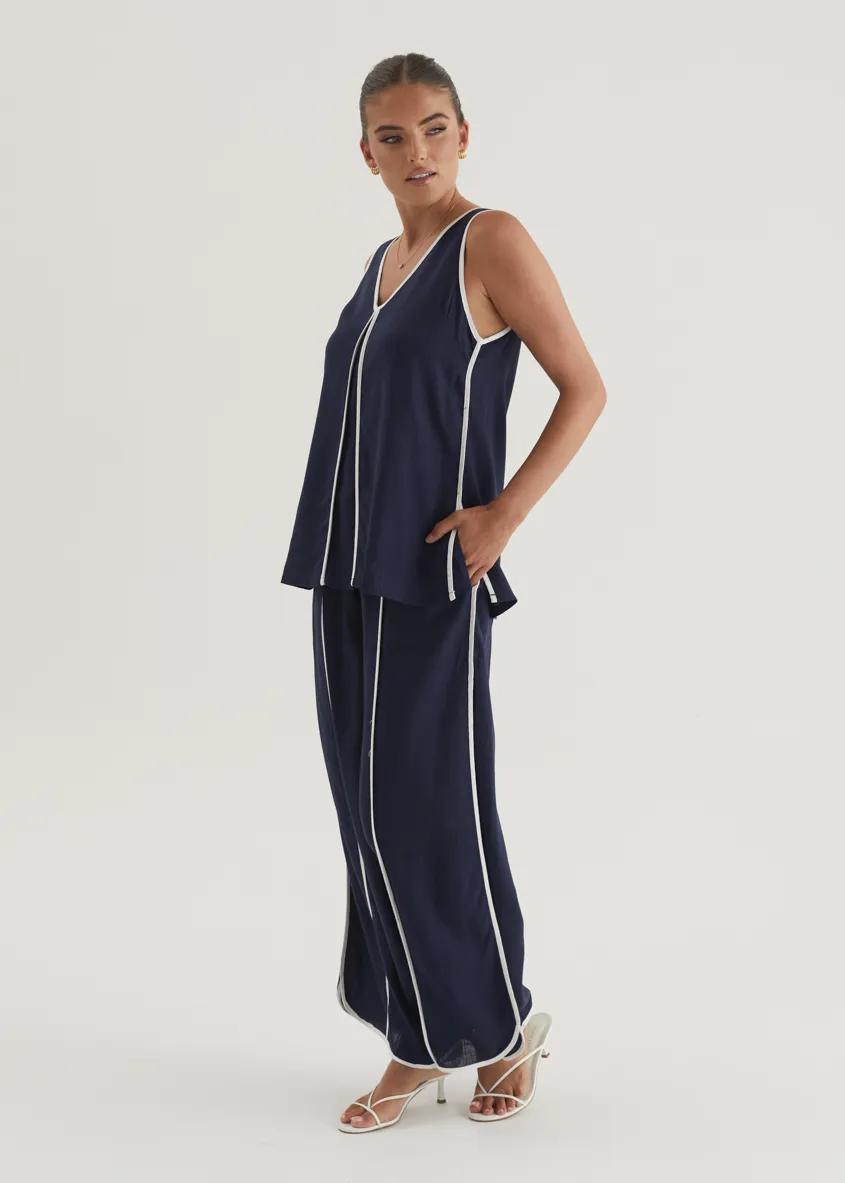 Kennedy Top - Navy