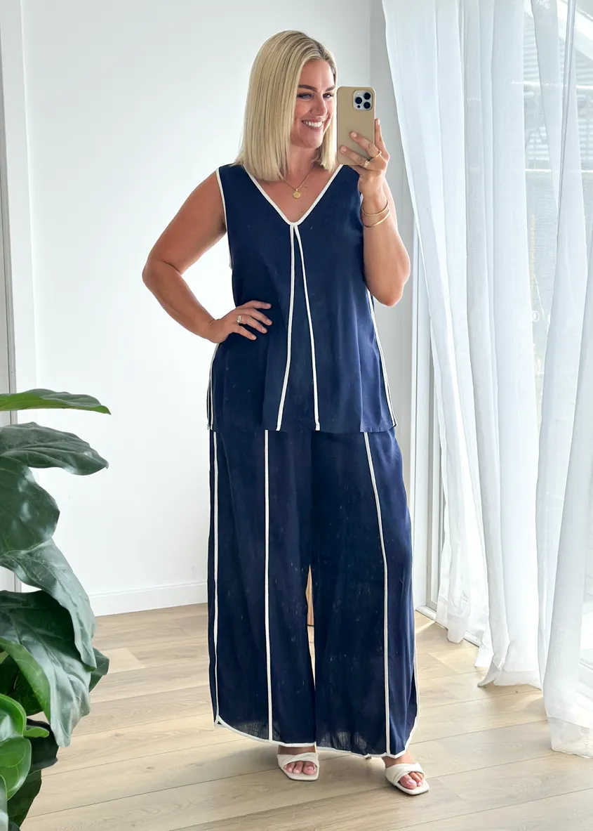 Kennedy Top - Navy