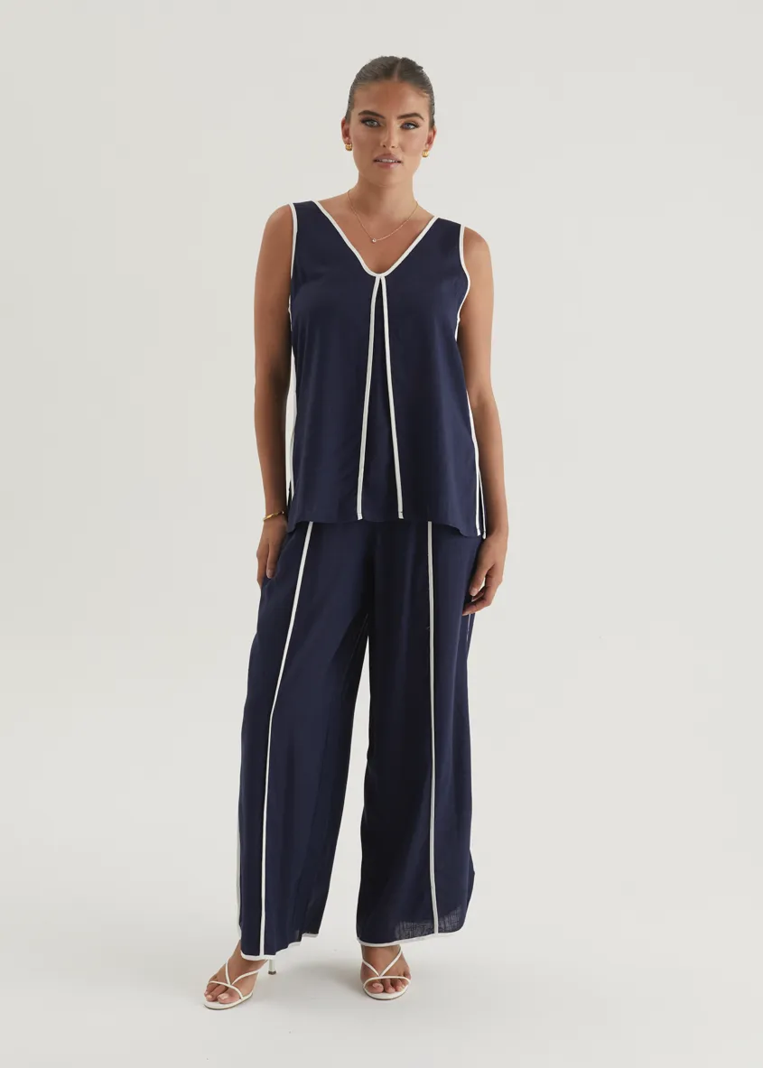 Kennedy Top - Navy
