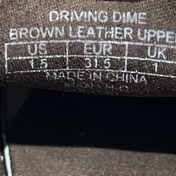 Kenneth Cole Reaction Boys Brown Dress Shoes Size 1.5