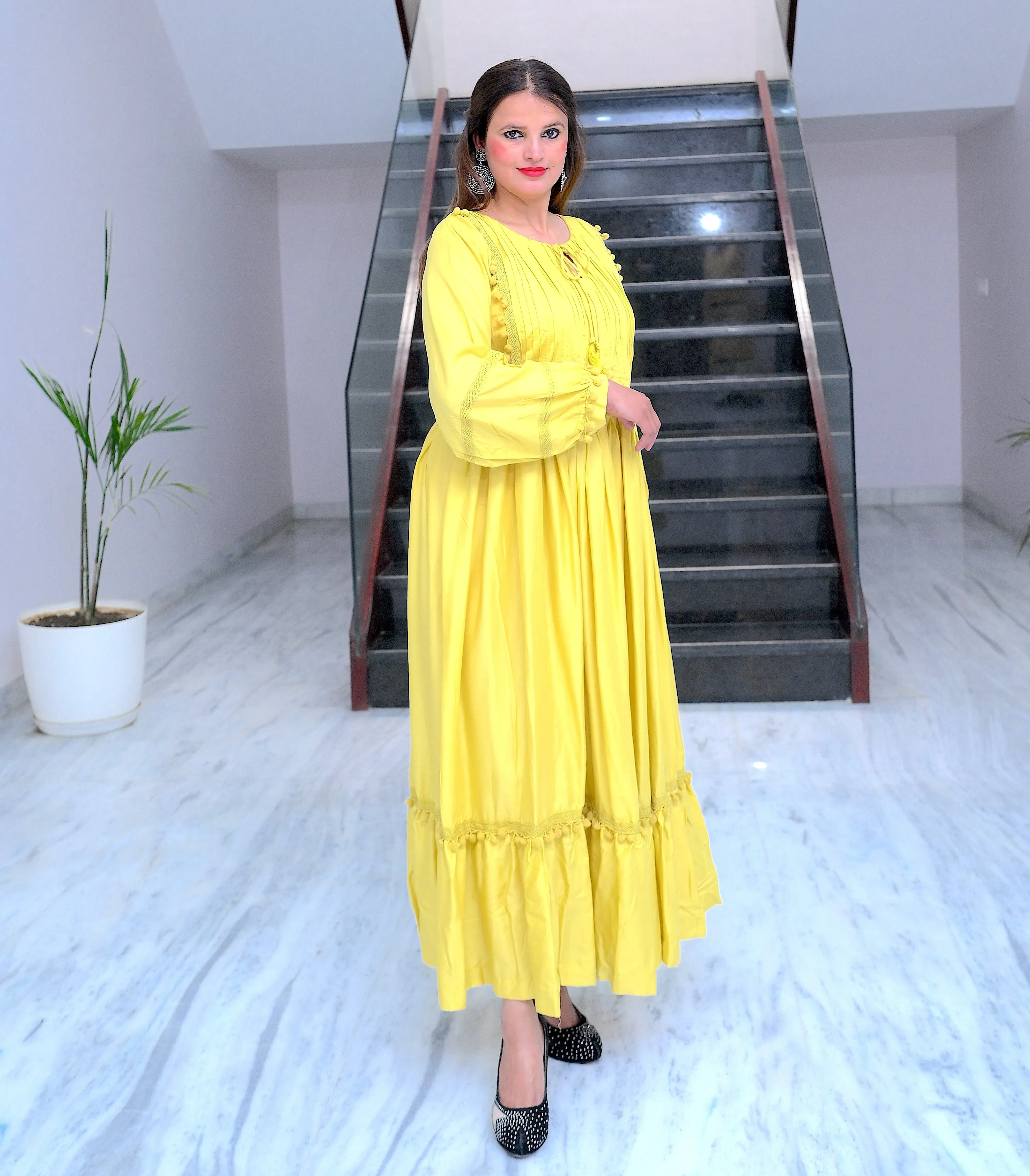 Lemon Temptation Cotton Dress