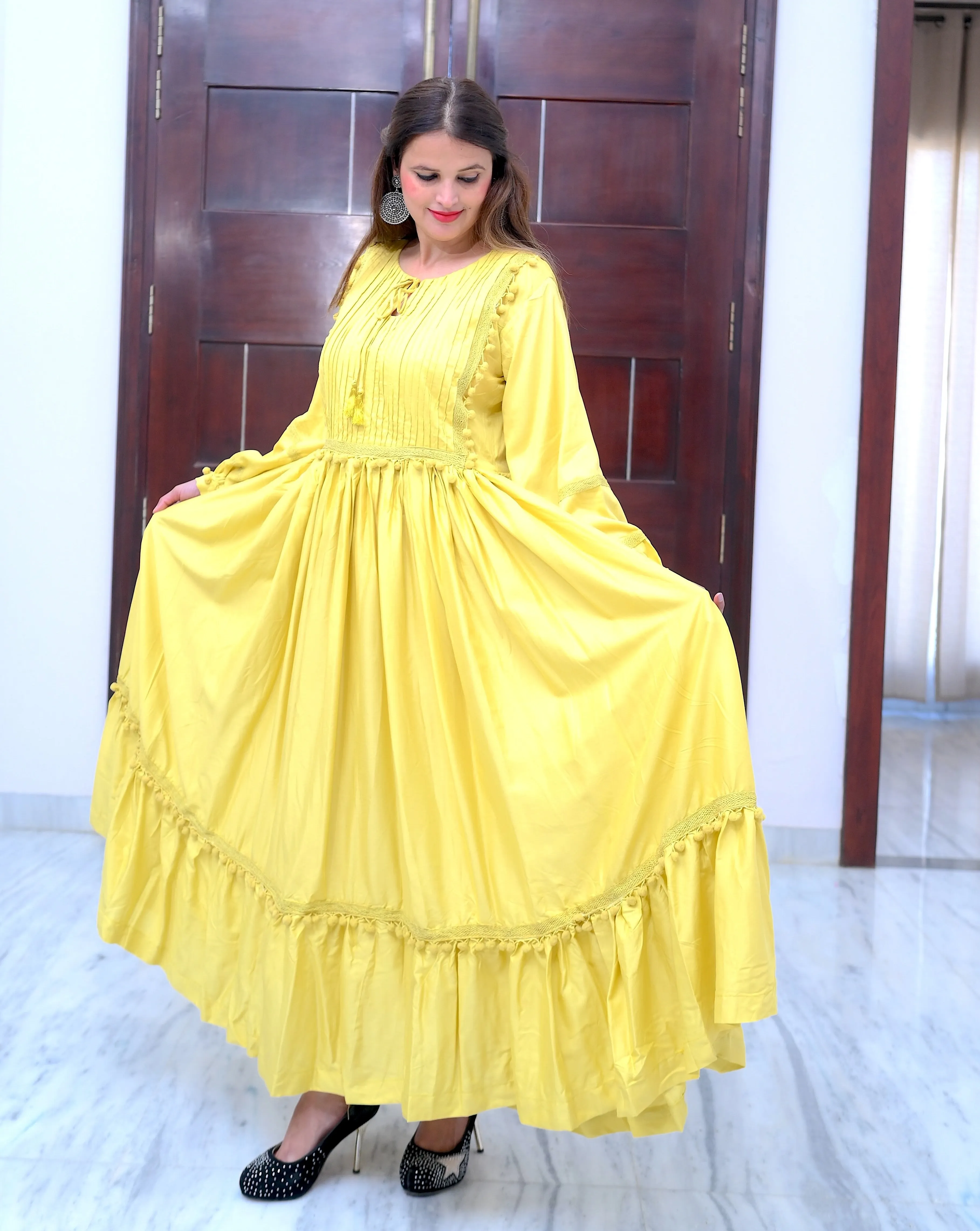 Lemon Temptation Cotton Dress