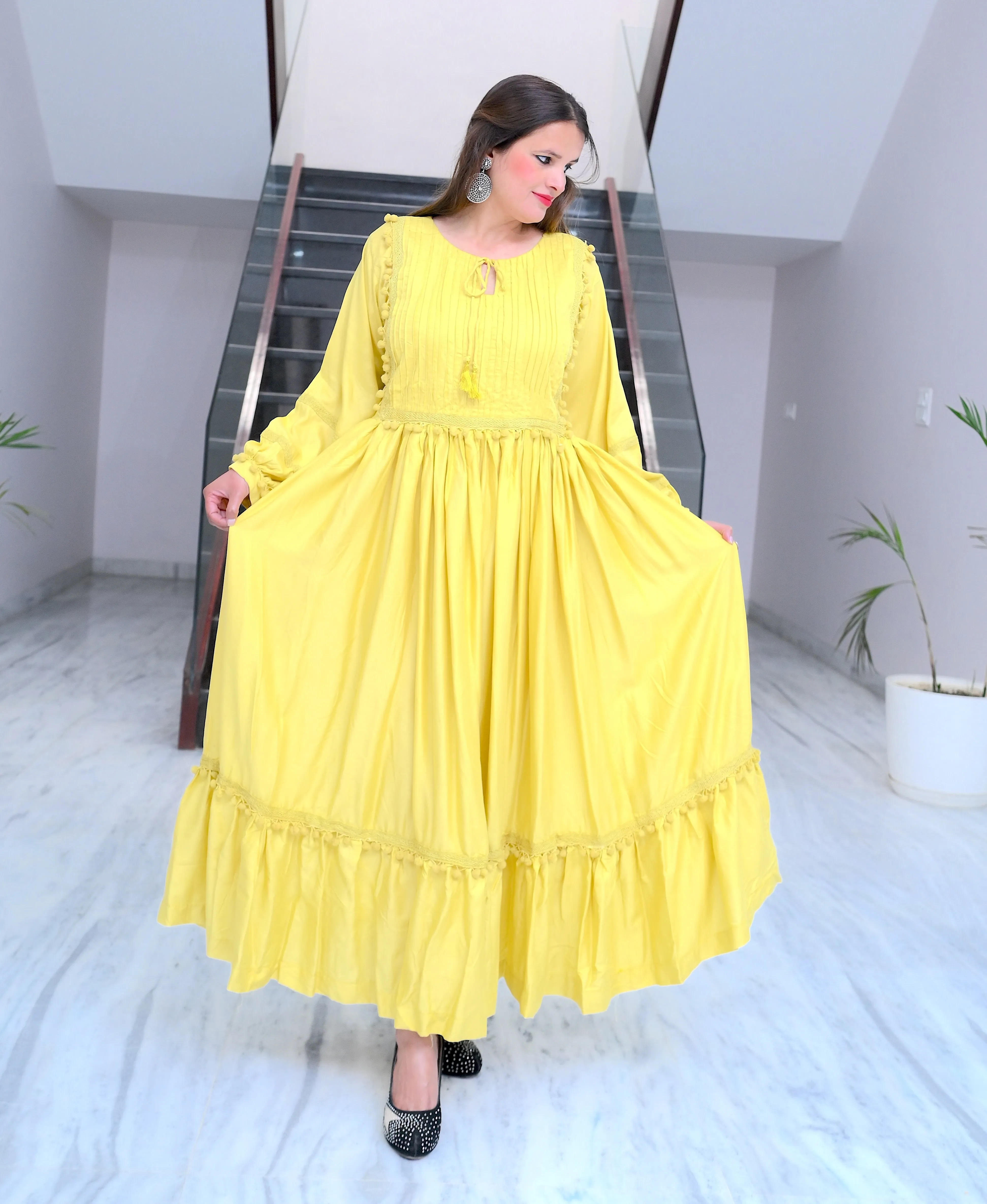 Lemon Temptation Cotton Dress