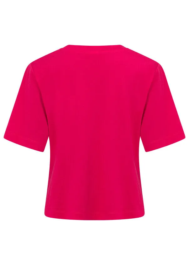 Lorna Jane Electric Energy Tee - Neon Raspberry