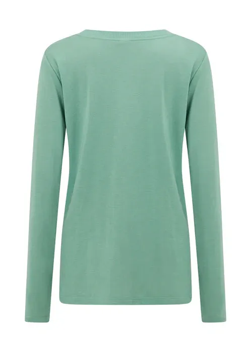 Lorna Jane Lotus Long Sleeve Top - Green Juice