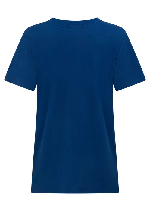Lorna Jane Lotus T-Shirt - Riviera Blue