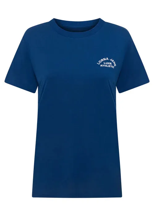 Lorna Jane Lotus T-Shirt - Riviera Blue