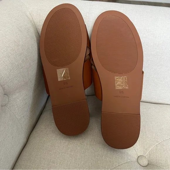 Madewell NEW The Louisa Crisscross Slide SIZE 9.5