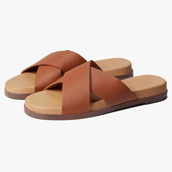Madewell NEW The Louisa Crisscross Slide SIZE 9.5