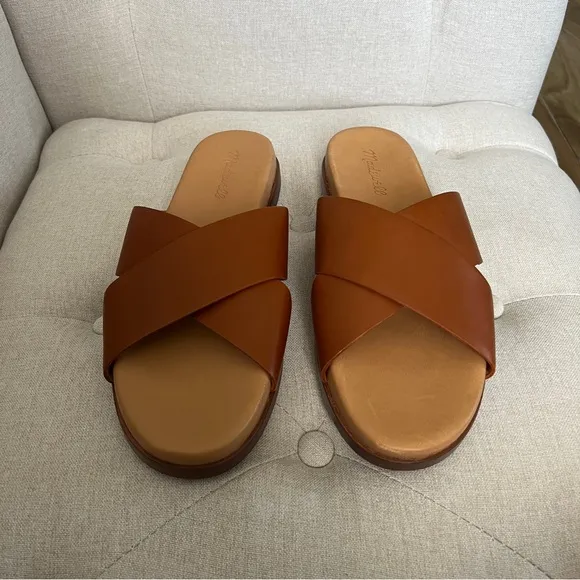 Madewell NEW The Louisa Crisscross Slide SIZE 9.5