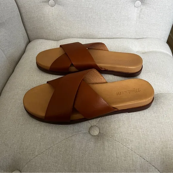 Madewell NEW The Louisa Crisscross Slide SIZE 9.5
